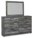Baystorm Dresser and Mirror - Red Gate Home Furnishings (Ball Ground, GA)