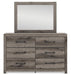 Graystorm Dresser and Mirror - Red Gate Home Furnishings (Ball Ground, GA)