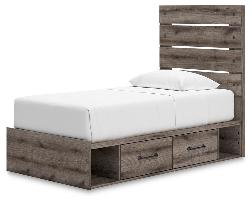 Graystorm Bed with Storage - Red Gate Home Furnishings (Ball Ground, GA)