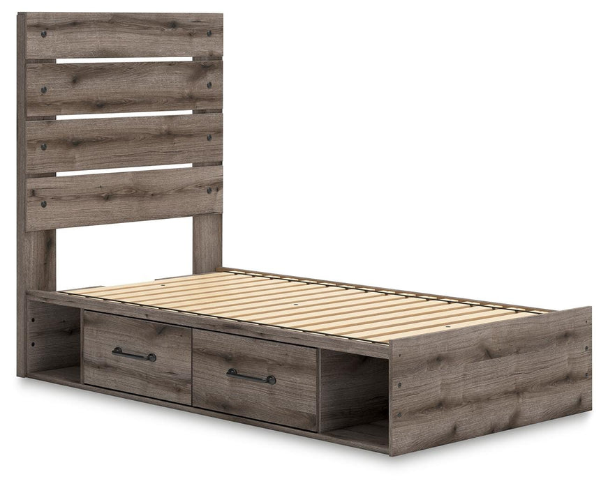 Graystorm Bed with Storage - Red Gate Home Furnishings (Ball Ground, GA)