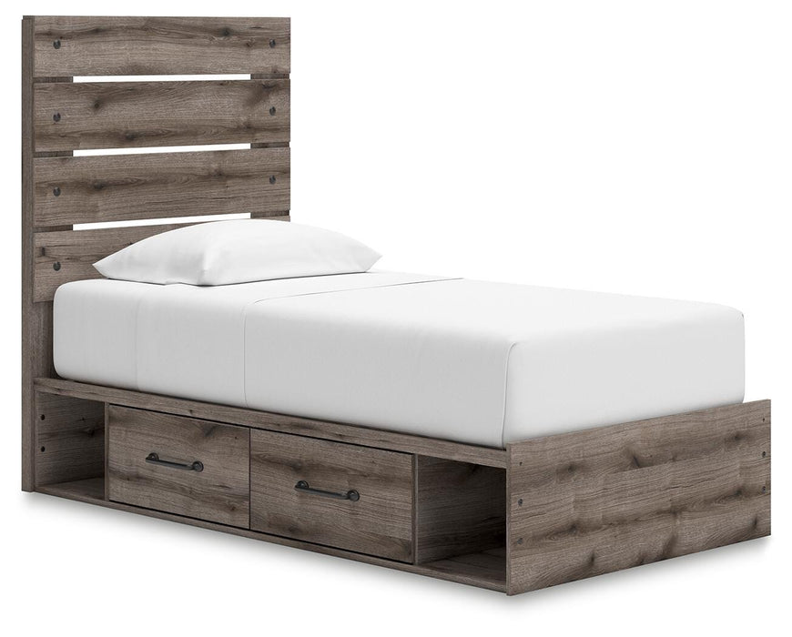 Graystorm Bed with Storage - Red Gate Home Furnishings (Ball Ground, GA)