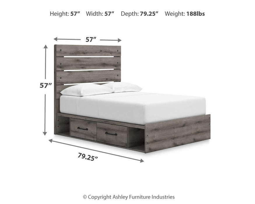 Graystorm Bed with Storage - Red Gate Home Furnishings (Ball Ground, GA)