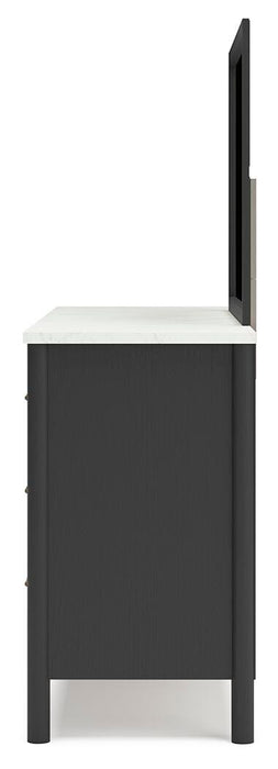 Cadmori Dresser and Mirror - Red Gate Home Furnishings (Ball Ground, GA)