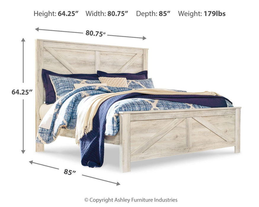 Bellaby Crossbuck Bed - Red Gate Home Furnishings (Ball Ground, GA)