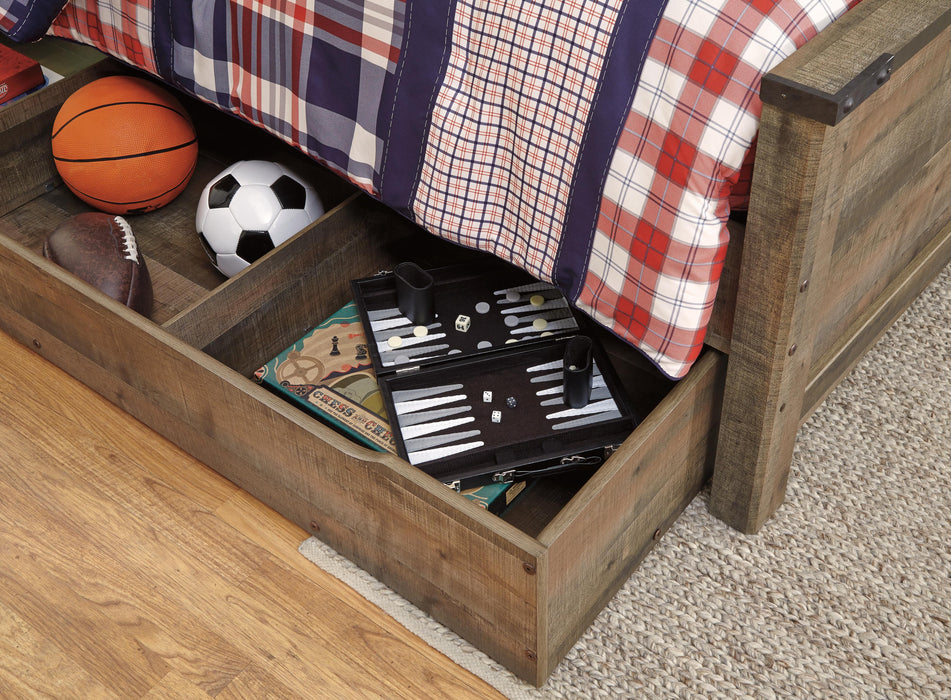 Trinell Bed with Storage - Red Gate Home Furnishings (Ball Ground, GA)