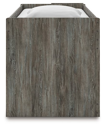 Frandern Loft Bed with Bookcase Storage - Red Gate Home Furnishings (Ball Ground, GA)