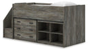 Frandern Loft Bed with Bookcase and Drawer Storage - Red Gate Home Furnishings (Ball Ground, GA)