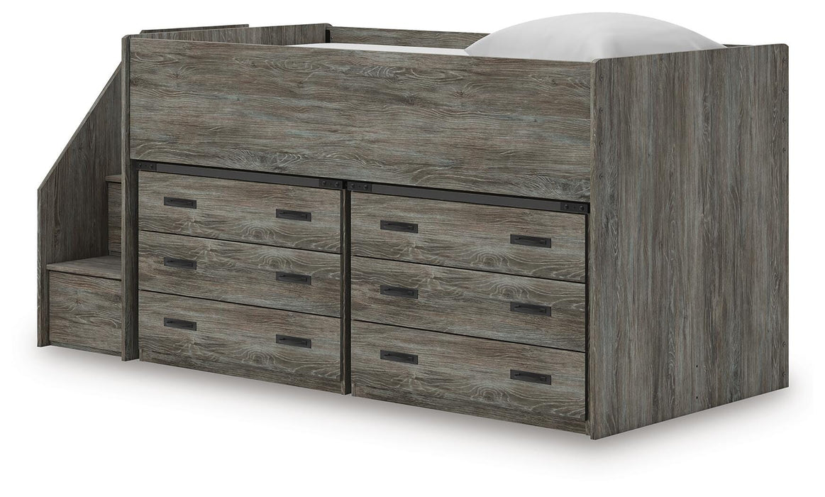 Frandern Loft Bed with Drawer Storage - Red Gate Home Furnishings (Ball Ground, GA)