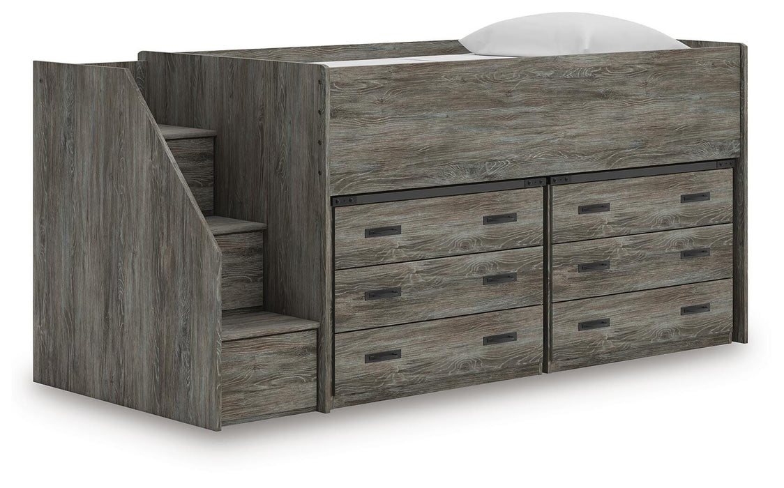 Frandern Loft Bed with Drawer Storage - Red Gate Home Furnishings (Ball Ground, GA)