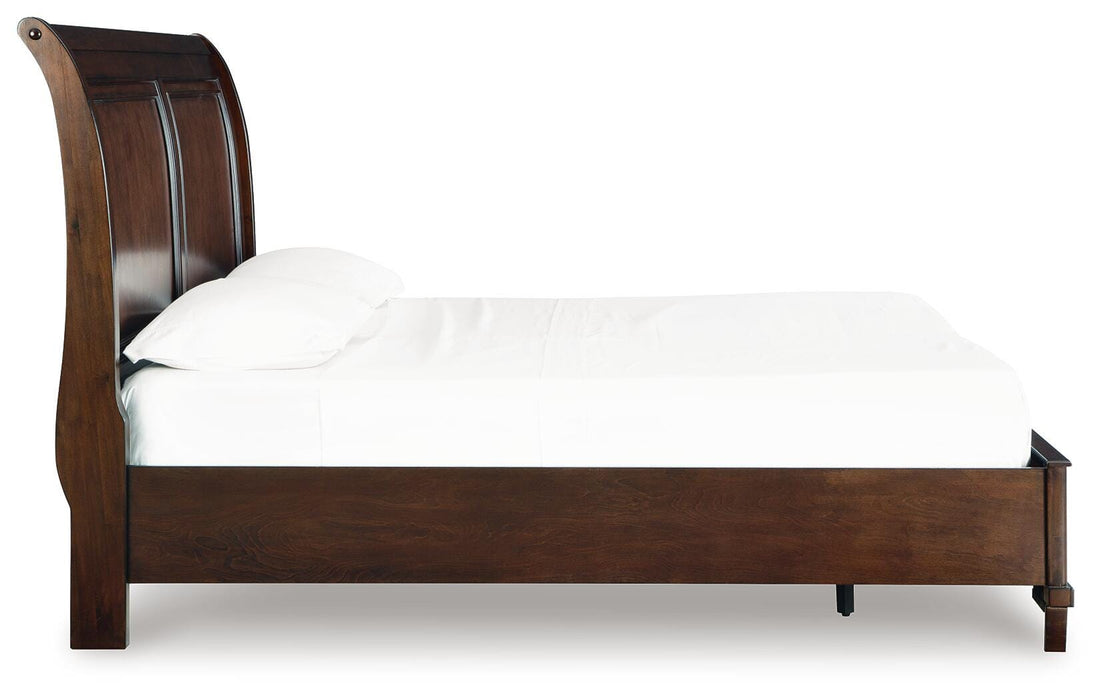 Trellington Sleigh Storage Bed - Red Gate Home Furnishings (Ball Ground, GA)
