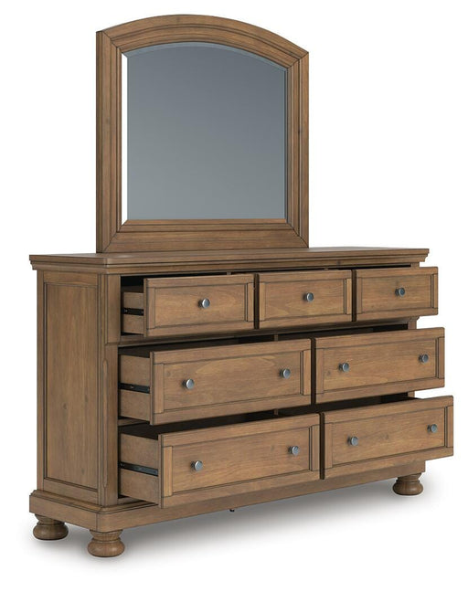 Feddinger Dresser and Mirror - Red Gate Home Furnishings (Ball Ground, GA)