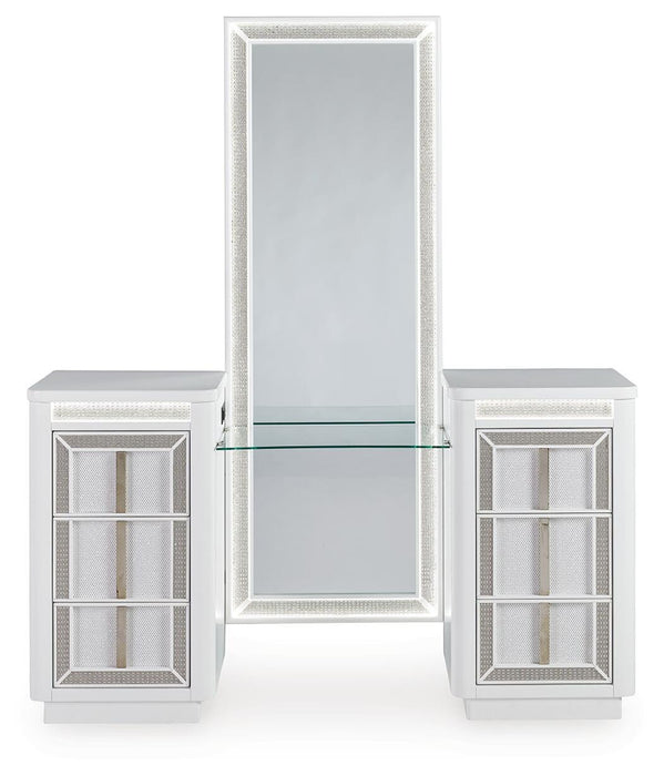 Chalanna Vanity with Mirror - Red Gate Home Furnishings (Ball Ground, GA)