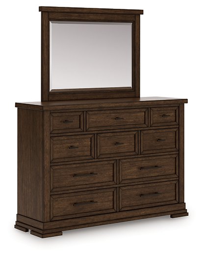 Taffenbrook Dresser and Mirror - Red Gate Home Furnishings (Ball Ground, GA)