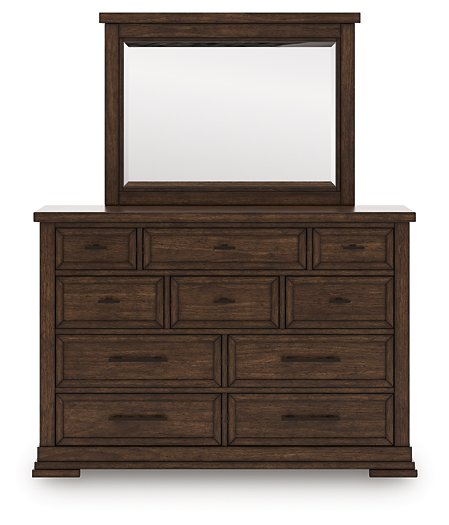 Taffenbrook Dresser and Mirror - Red Gate Home Furnishings (Ball Ground, GA)