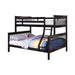 Chapman Full Over Full & Twin Over Full Bunk Bed Black & White - Red Gate Home Furnishings (Ball Ground, GA)