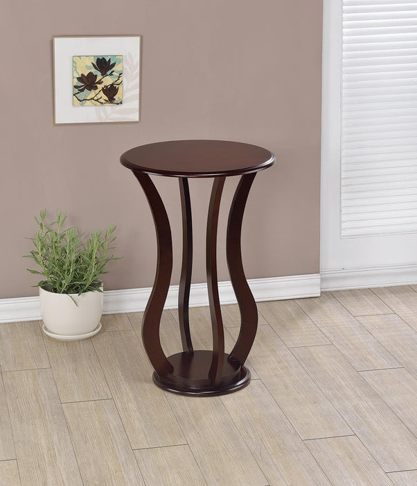 Elton Round Top Accent Table Cherry