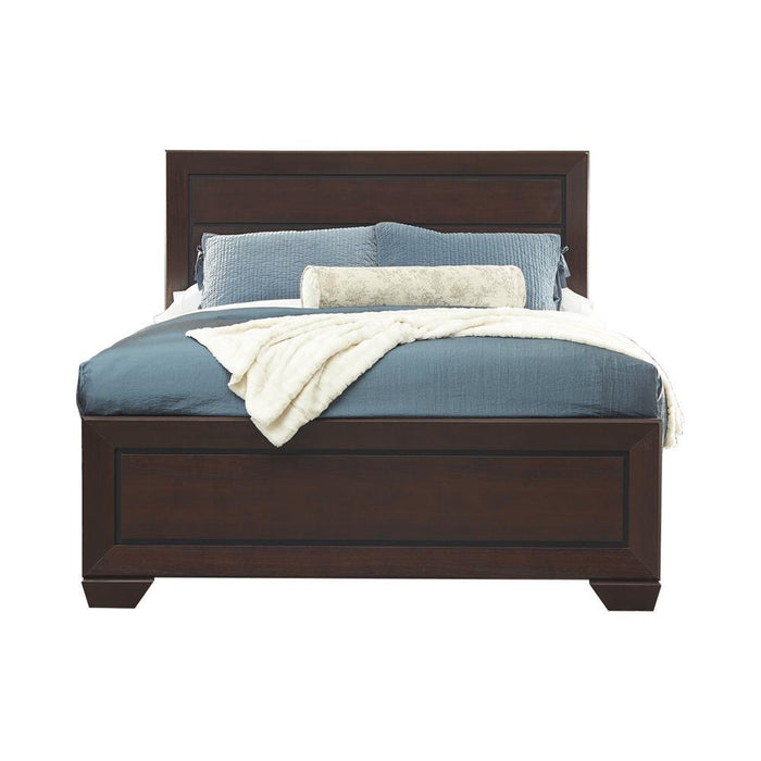 Kauffman California King, Eastren King, & Queen Panel Bed Dark Cocoa - Red Gate Home Furnishings (Ball Ground, GA)