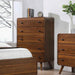 Robyn 5-drawer Chest Dark Walnut - Red Gate Home Furnishings (Ball Ground, GA)