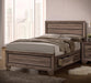 Kauffman California King, E.king, & Queen Panel Bed Washed Taupe - Red Gate Home Furnishings (Ball Ground, GA)