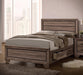 Kauffman California King, E.king, & Queen Panel Bed Washed Taupe - Red Gate Home Furnishings (Ball Ground, GA)