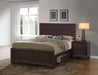 Kauffman California King, Eastren King, & Queen Panel Bed Dark Cocoa - Red Gate Home Furnishings (Ball Ground, GA)