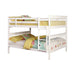 Chapman Full Over Full & Twin Over Full Bunk Bed Black & White - Red Gate Home Furnishings (Ball Ground, GA)