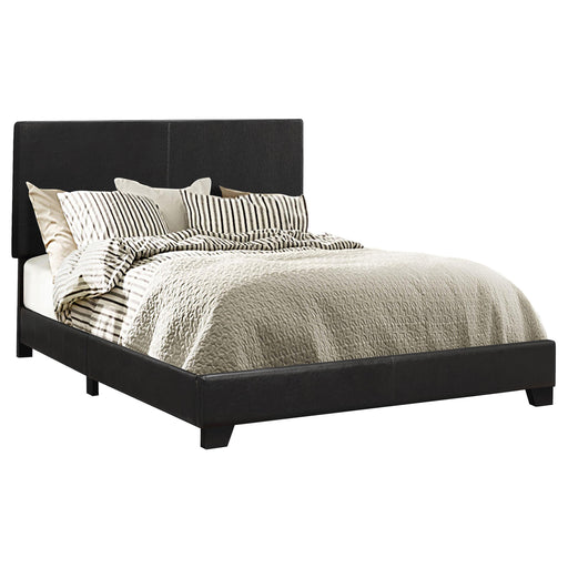Dorian Upholstered California King, E.King, & Queen Bed Black, Brown, & Grey - Red Gate Home Furnishings (Ball Ground, GA)