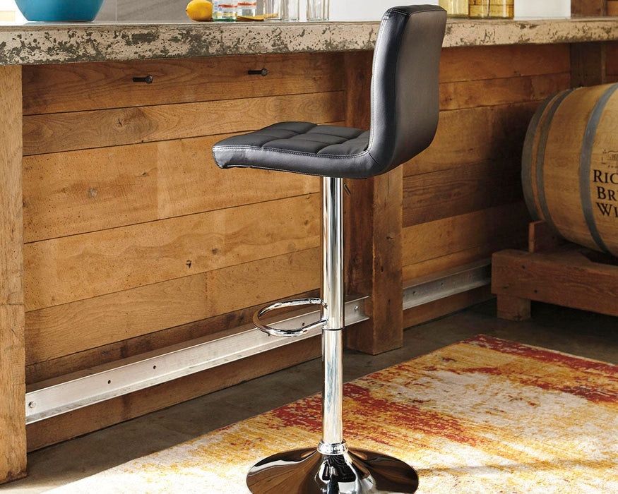 Bellatier Adjustable Height Bar Stool - Red Gate Home Furnishings (Ball Ground, GA)