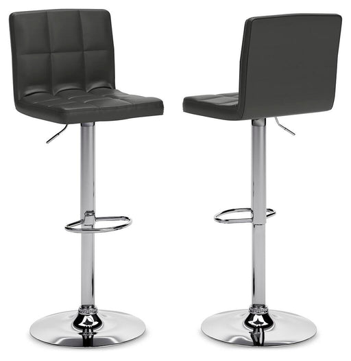 Bellatier Adjustable Height Bar Stool - Red Gate Home Furnishings (Ball Ground, GA)