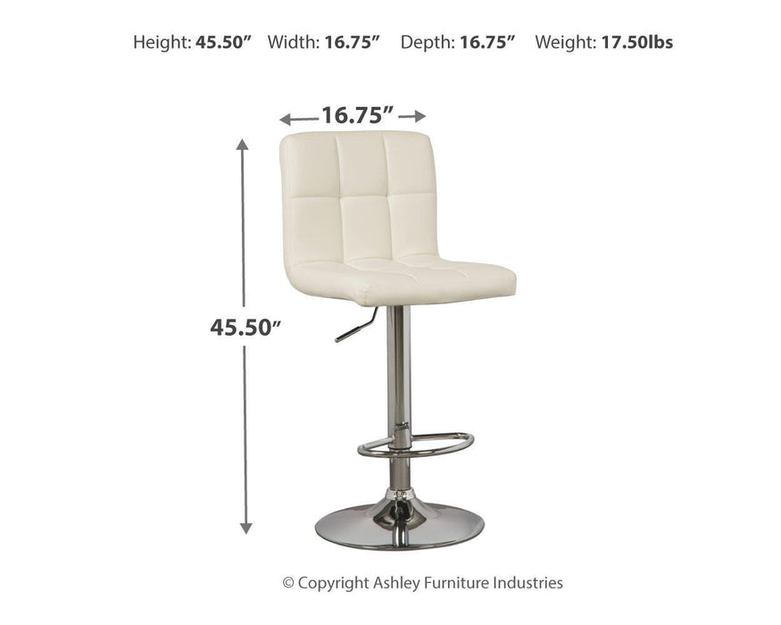 Bellatier Adjustable Height Bar Stool - Red Gate Home Furnishings (Ball Ground, GA)
