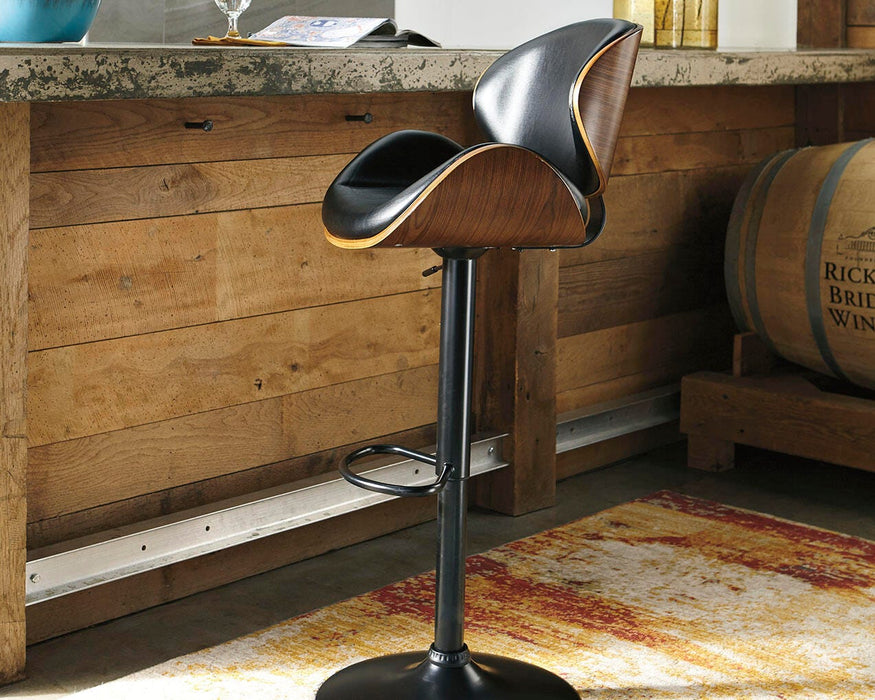 Bellatier Adjustable Height Bar Stool - Red Gate Home Furnishings (Ball Ground, GA)