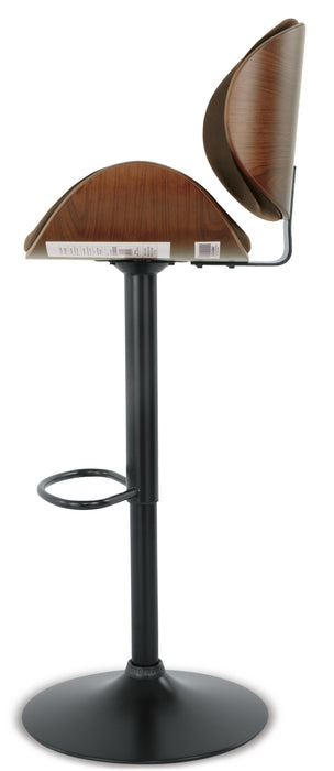 Bellatier Adjustable Height Bar Stool - Red Gate Home Furnishings (Ball Ground, GA)