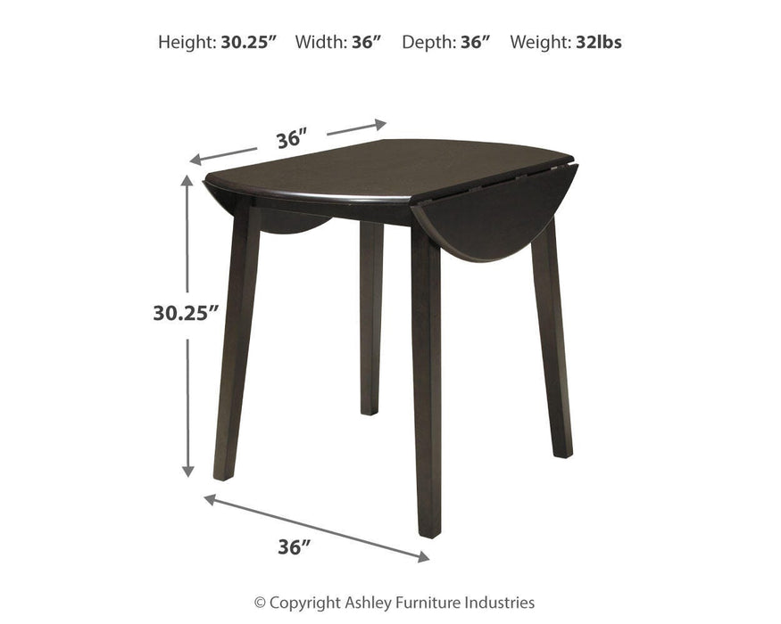 Hammis Dining Drop Leaf Table - Red Gate Home Furnishings (Ball Ground, GA)