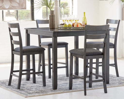 Bridson Counter Height Dining Table and Bar Stools (Set of 5) - Red Gate Home Furnishings (Ball Ground, GA)