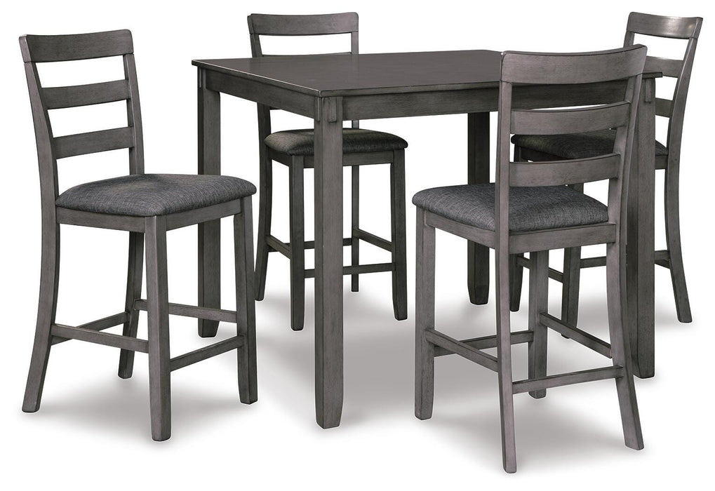 Bridson Counter Height Dining Table and Bar Stools (Set of 5) - Red Gate Home Furnishings (Ball Ground, GA)