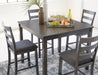 Bridson Counter Height Dining Table and Bar Stools (Set of 5) - Red Gate Home Furnishings (Ball Ground, GA)