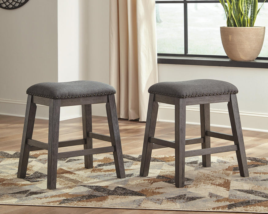 Caitbrook Counter Height Upholstered Bar Stool - Red Gate Home Furnishings (Ball Ground, GA)