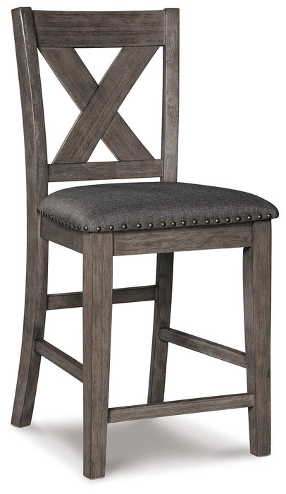 Caitbrook Counter Height Upholstered Bar Stool - Red Gate Home Furnishings (Ball Ground, GA)