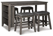Caitbrook Counter Height Dining Package - Red Gate Home Furnishings (Ball Ground, GA)