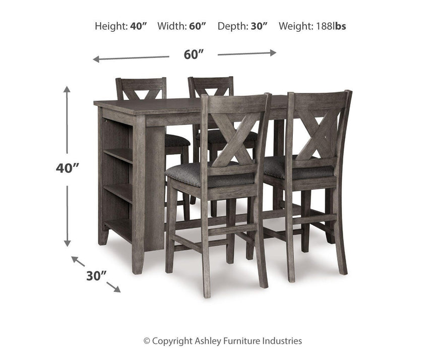 Caitbrook Counter Height Dining Package - Red Gate Home Furnishings (Ball Ground, GA)