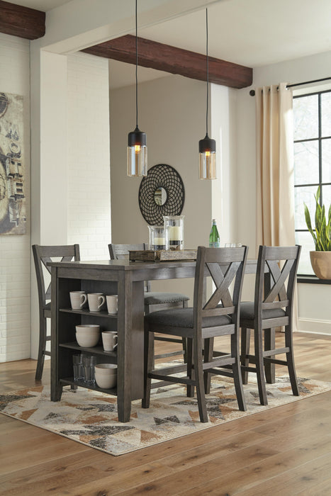 Caitbrook Counter Height Dining Package - Red Gate Home Furnishings (Ball Ground, GA)
