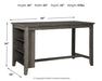 Caitbrook Counter Height Dining Package - Red Gate Home Furnishings (Ball Ground, GA)