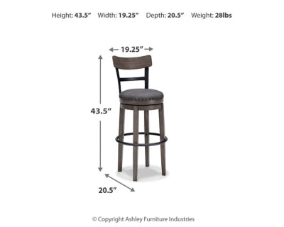 Caitbrook Bar Height Bar Stool - Red Gate Home Furnishings (Ball Ground, GA)