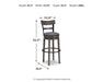 Caitbrook Bar Height Bar Stool - Red Gate Home Furnishings (Ball Ground, GA)