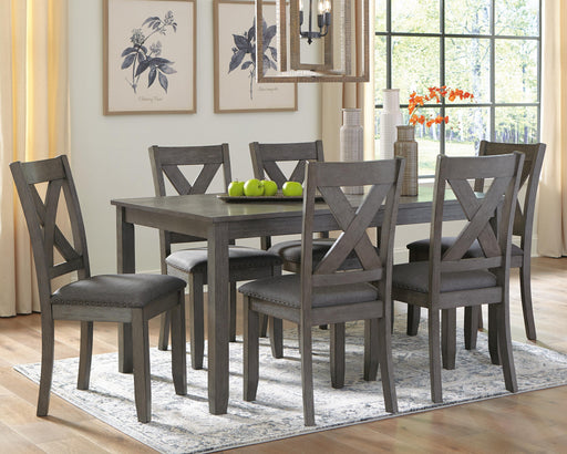 Caitbrook Dining Table and Chairs (Set of 7) - Red Gate Home Furnishings (Ball Ground, GA)