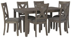 Caitbrook Dining Table and Chairs (Set of 7) - Red Gate Home Furnishings (Ball Ground, GA)
