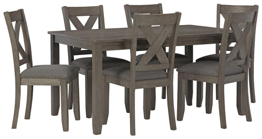 Caitbrook Dining Table and Chairs (Set of 7) - Red Gate Home Furnishings (Ball Ground, GA)