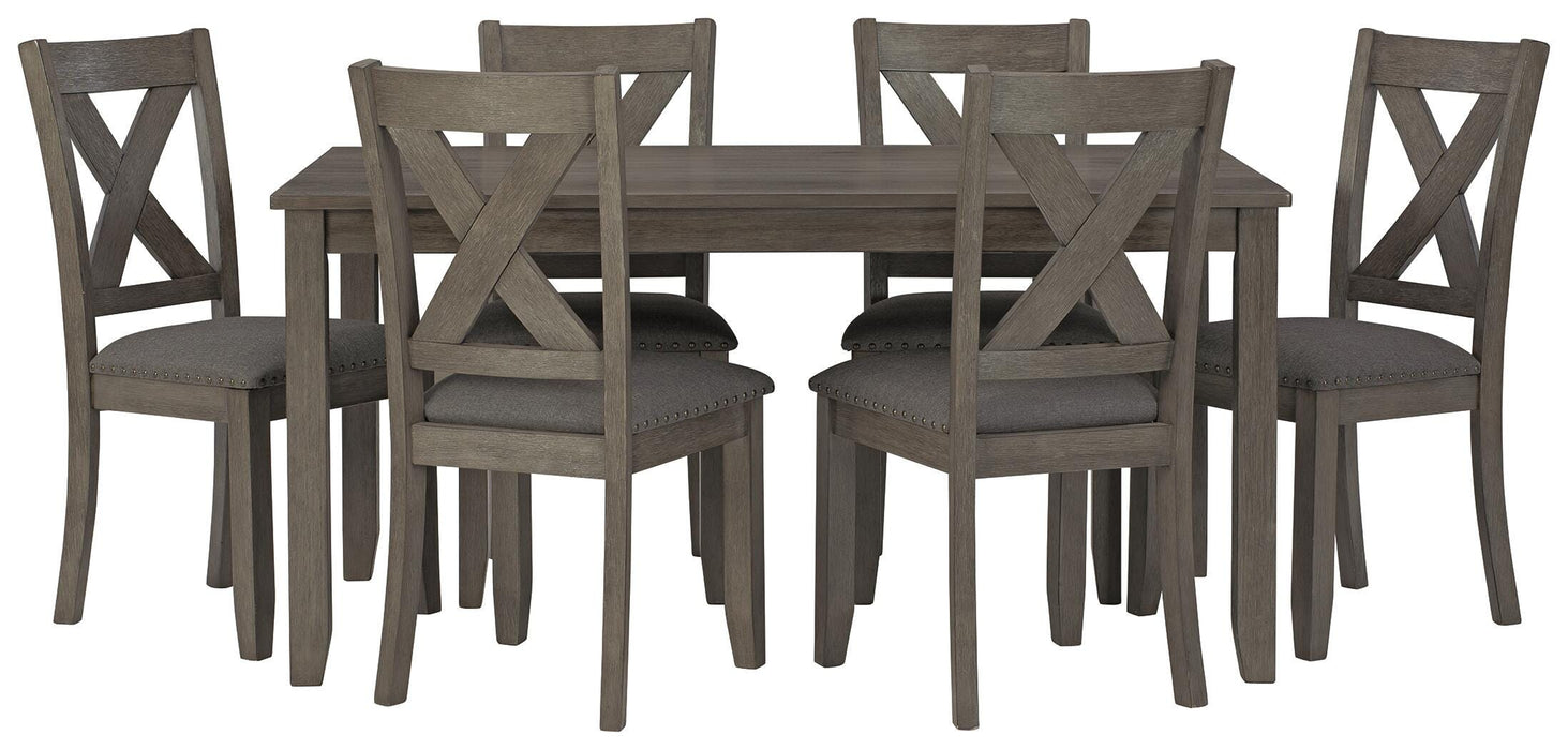 Caitbrook Dining Table and Chairs (Set of 7) - Red Gate Home Furnishings (Ball Ground, GA)