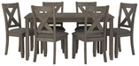 Caitbrook Dining Table and Chairs (Set of 7) - Red Gate Home Furnishings (Ball Ground, GA)