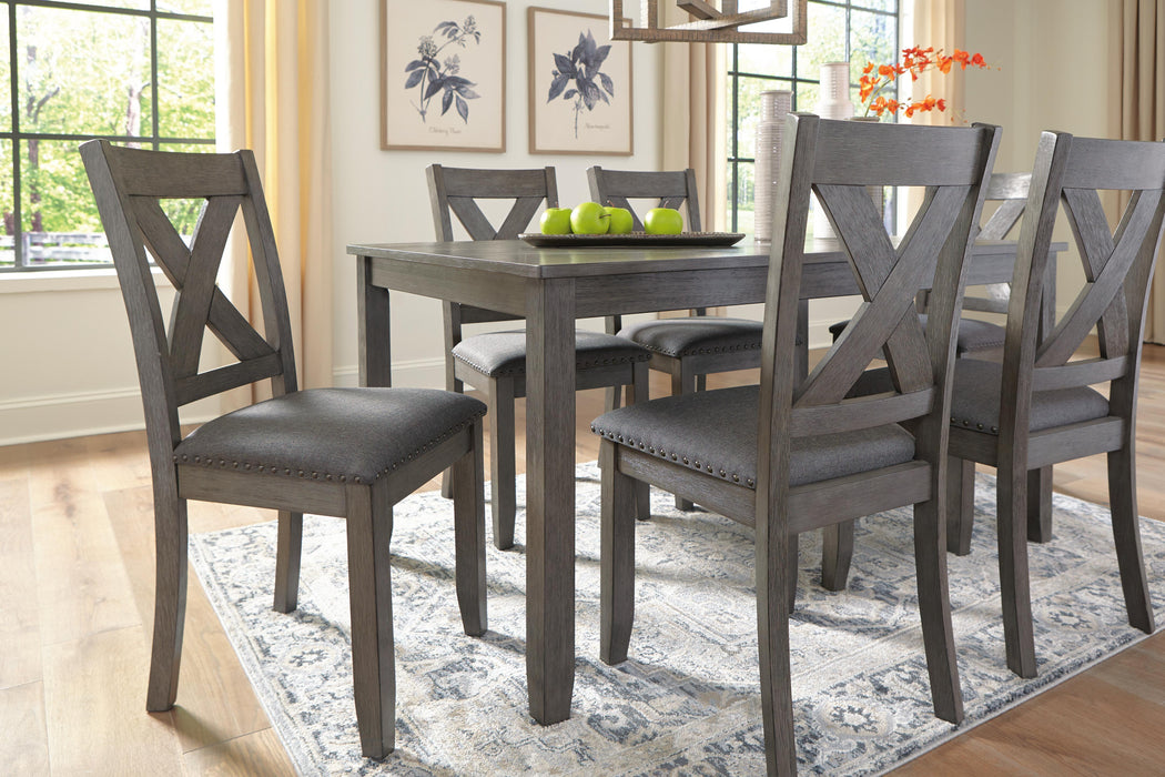 Caitbrook Dining Table and Chairs (Set of 7) - Red Gate Home Furnishings (Ball Ground, GA)